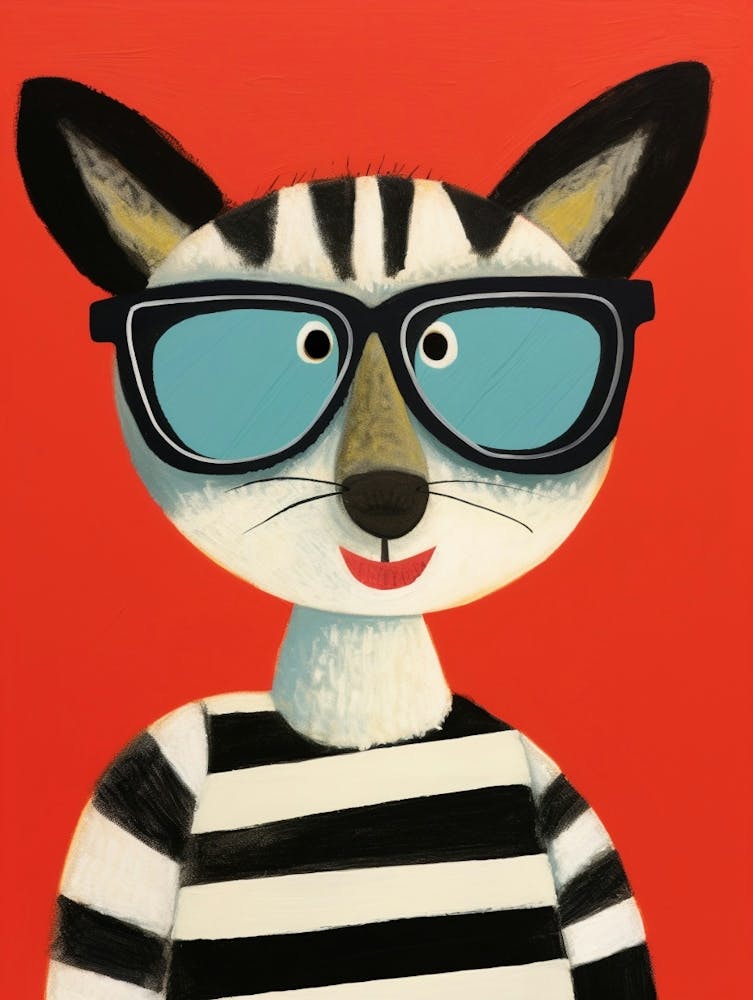 Little Lemur 1 Wearing Sunglasses