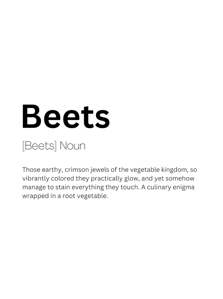 Beets Definition Meaning