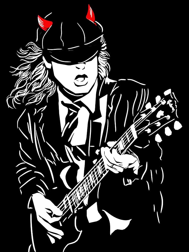 angus young ac dc band music 9
