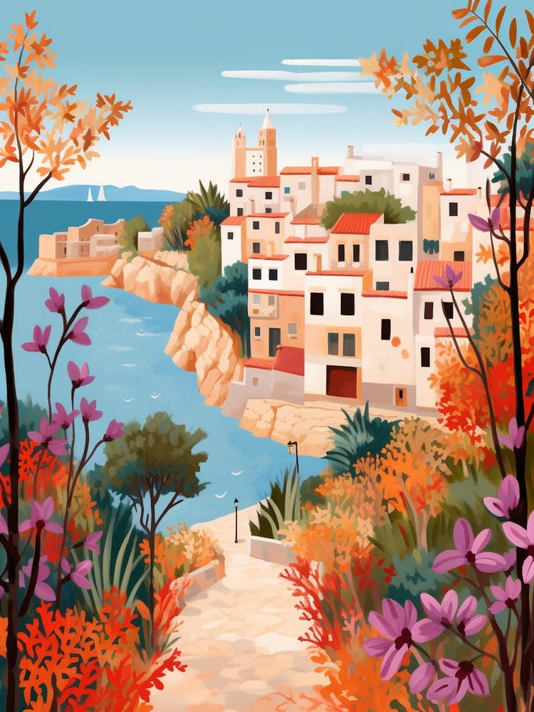Ibiza Spain 3 Illustration