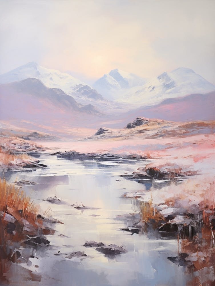 Dreamy Winter Painting Snowdonia National Park United Kingdom 4