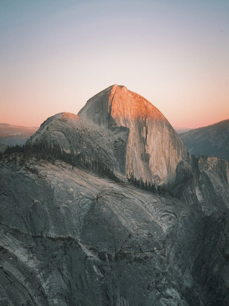 Warm Mountain Sunset