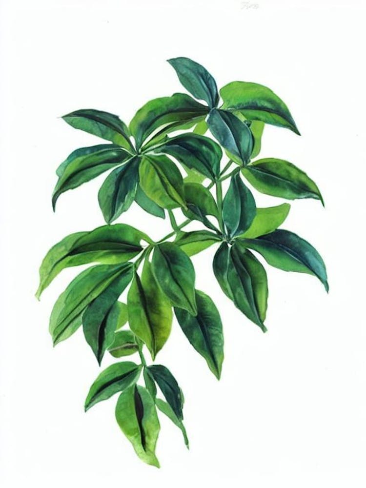 Baby'S Tears (Soleirolia Soleirolii) Watercolor