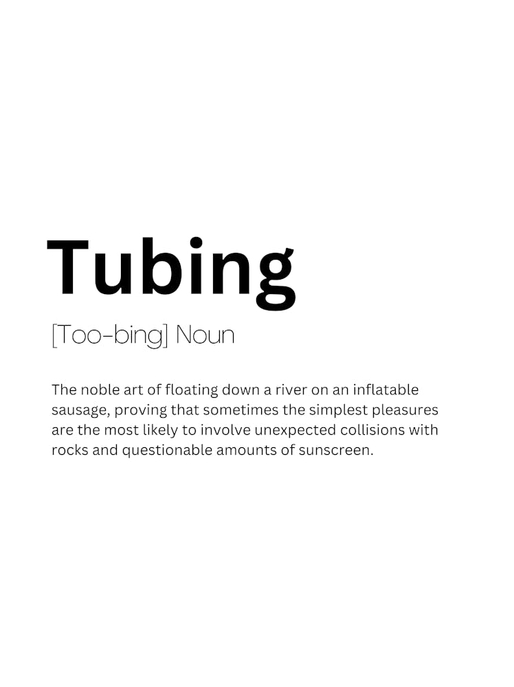 Tubing Definition Meaning