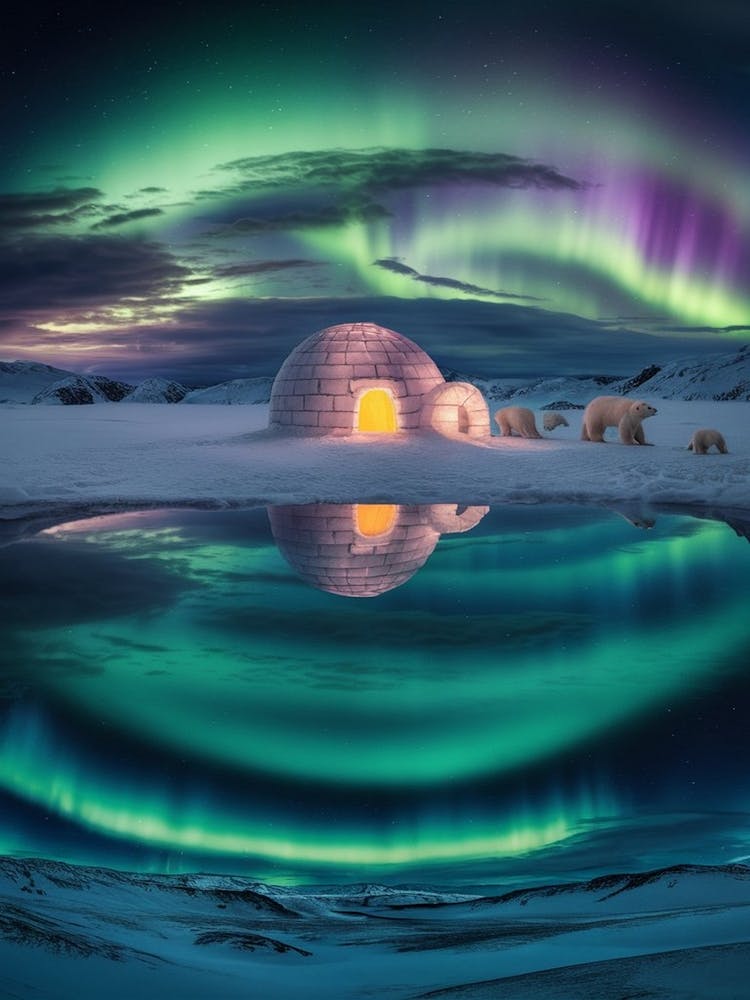 Aurora Over Igloo