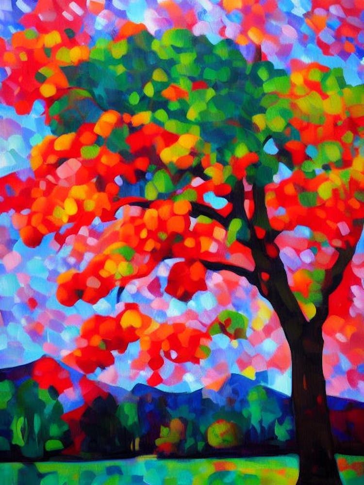 Cottonwood Tree Cubist