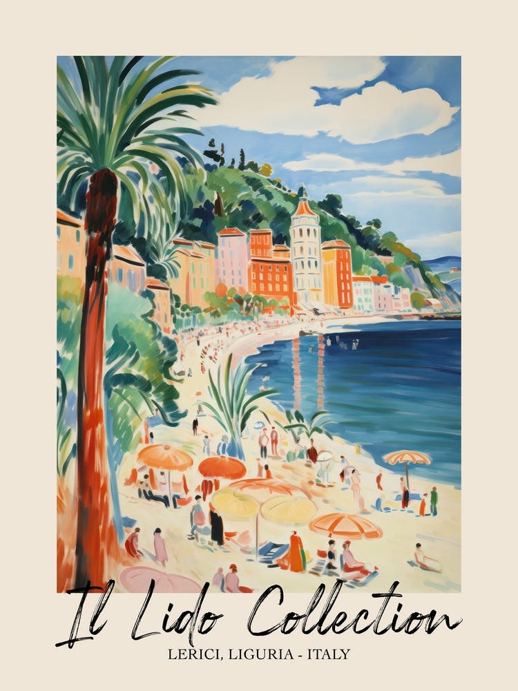 Lerici, Liguria   Italy Il Lido Collection Beach Club Poster 4