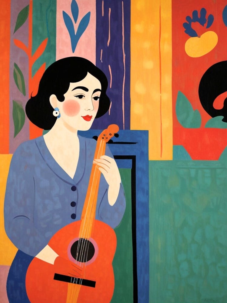 Woman With A Guitar 2