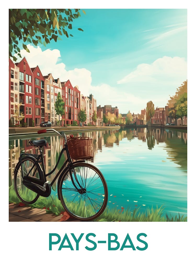 Reiseposter Pays Bas 1