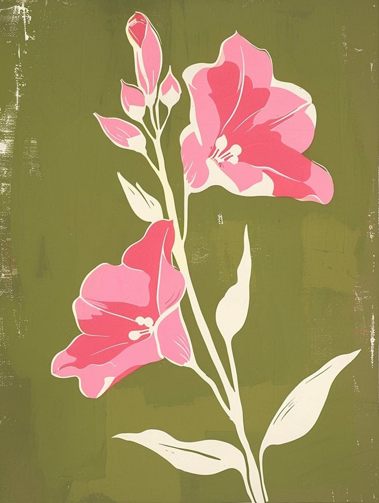 Pink & Grün Rittersporn 2