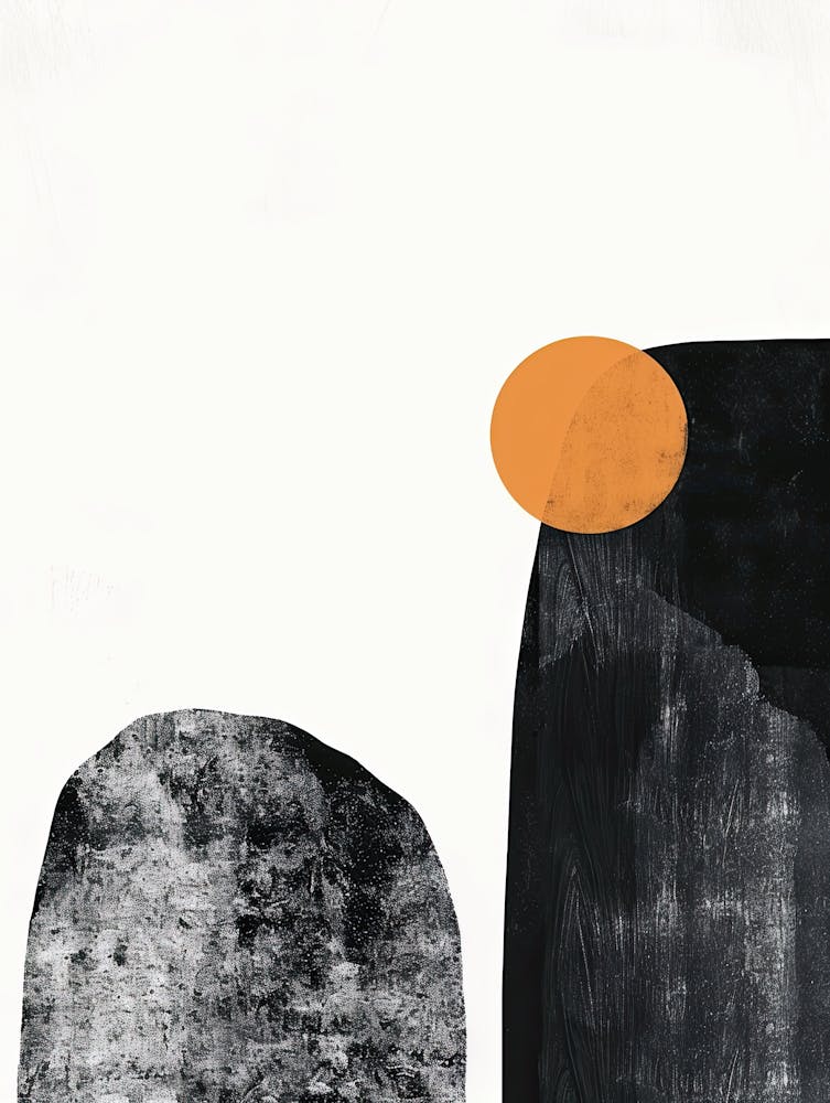 Dissolved Silhouettes Bauhaus Minimalist