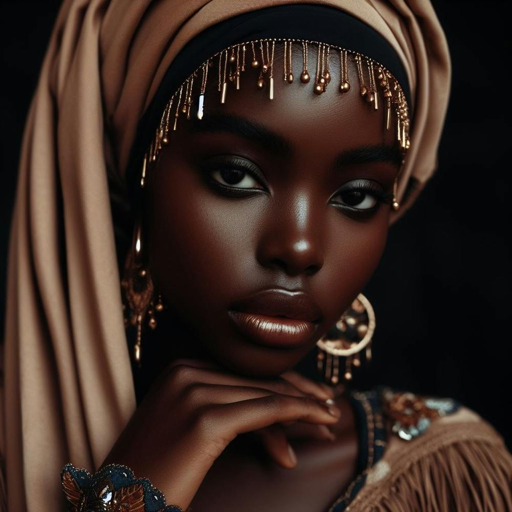 Beautiful Bronze Woman