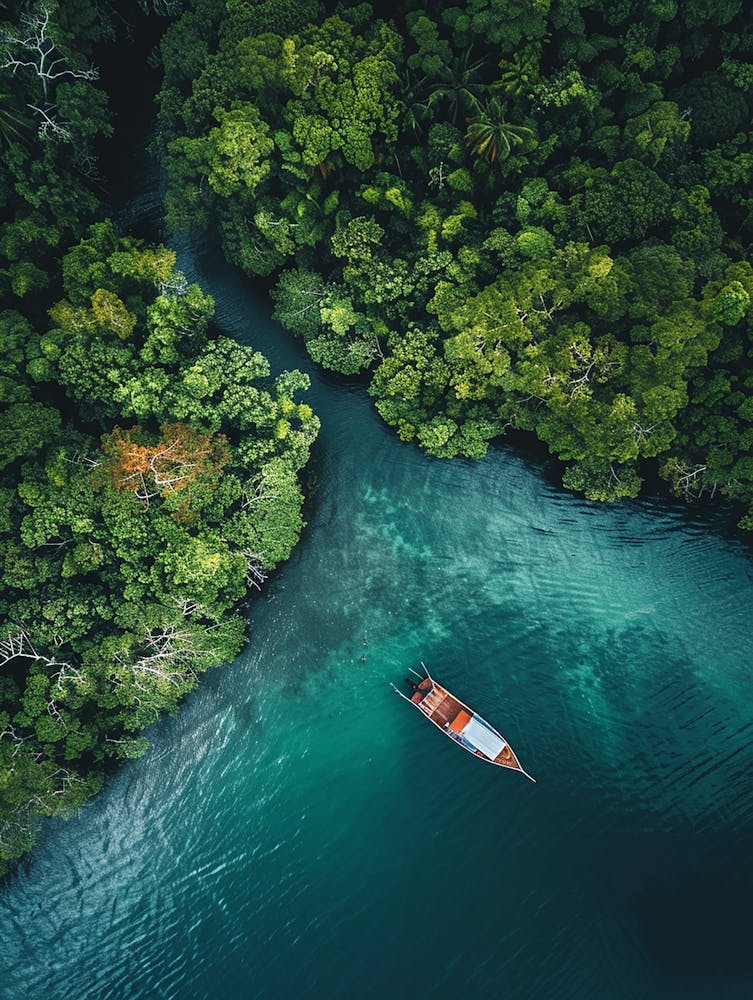 Boat In The Jungle