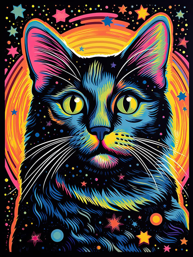 Quantum Clawmotion, Psychedelic Cats series