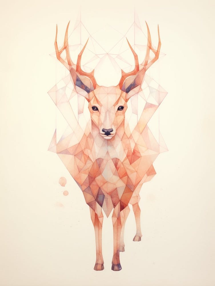 Geometric Abstract Animal Illustration 6