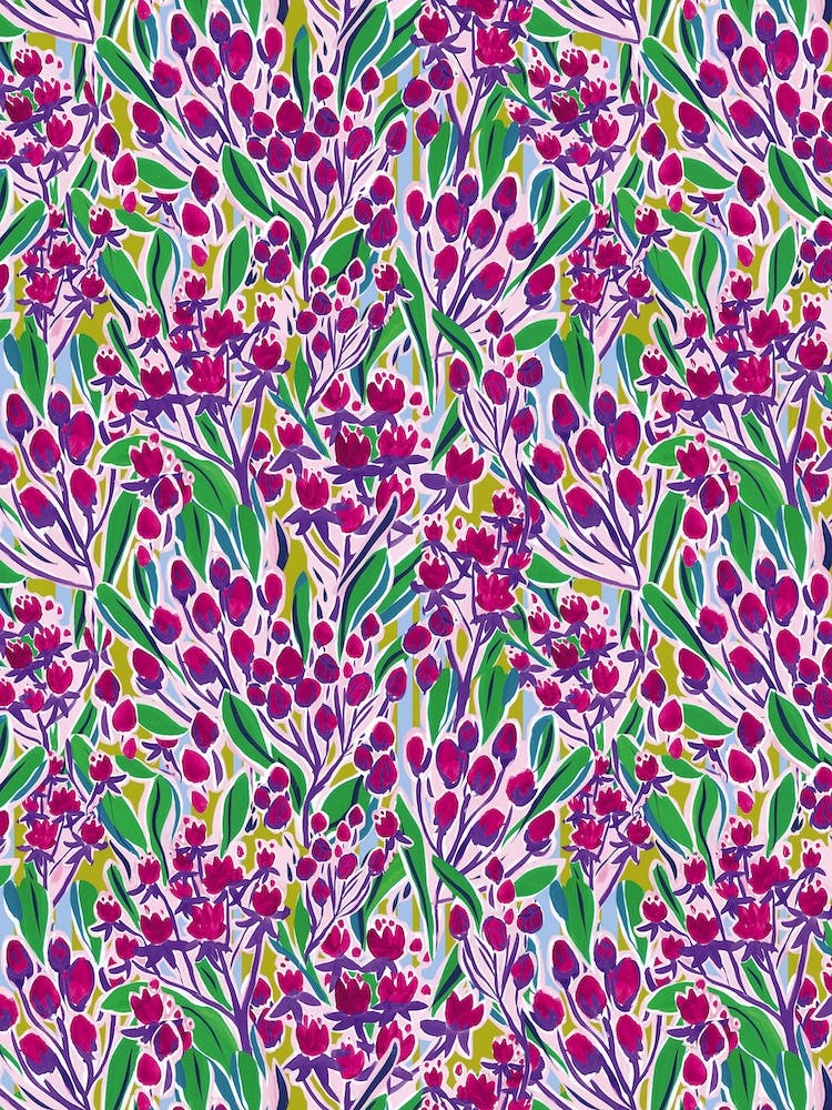 Tropischer Blüten-Print
