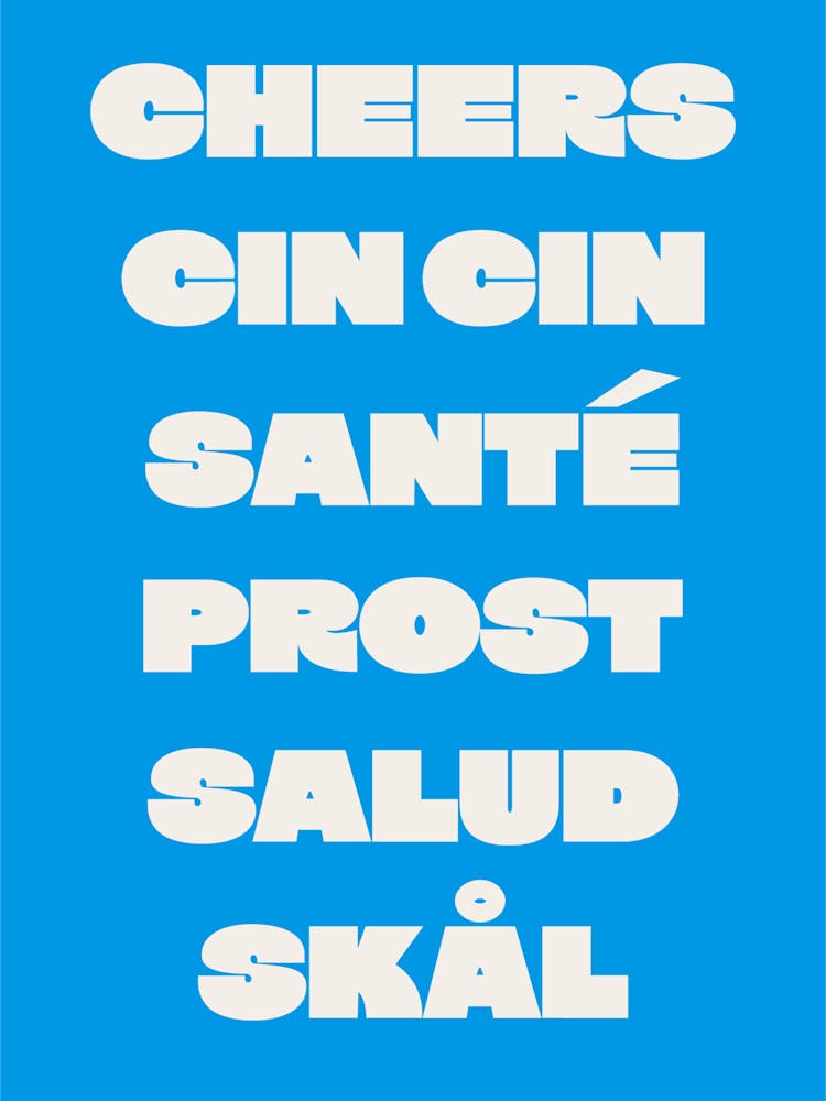 Cheers Trendy Kitchen - Blue
