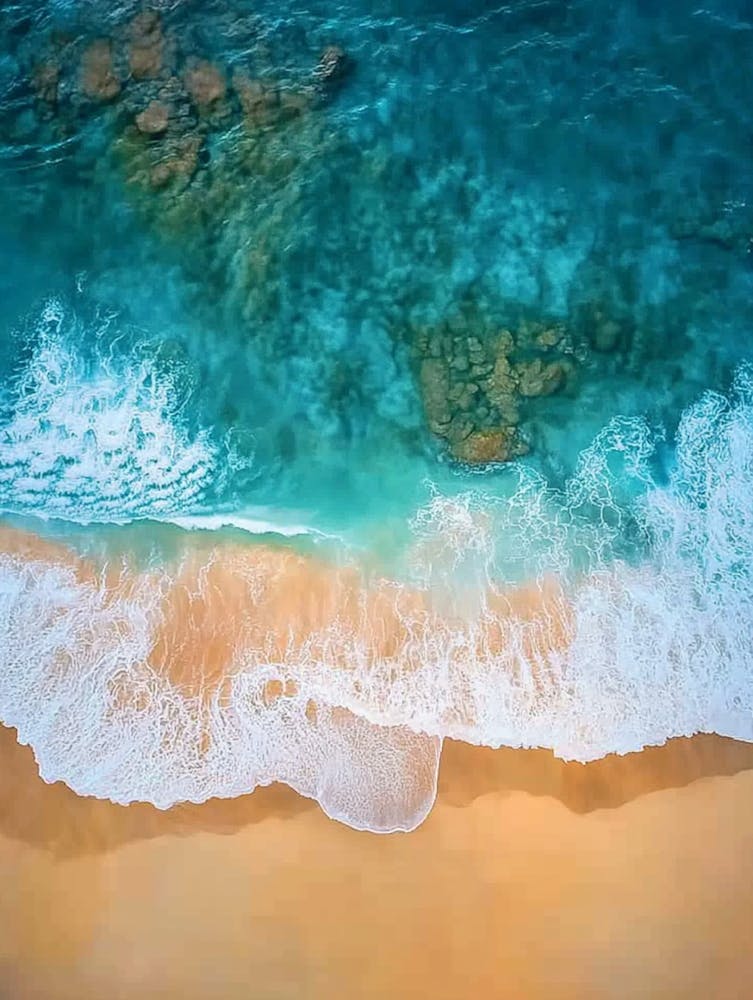 Aerial View Of A Beach 145