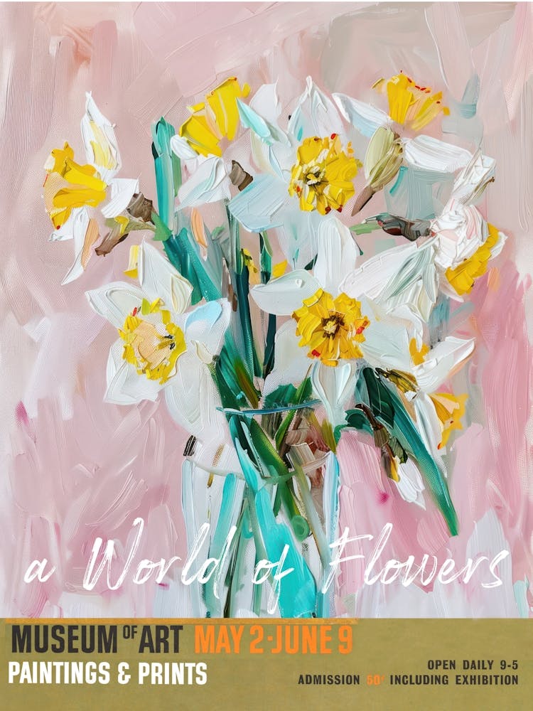 A World Of Flowers, Van Gogh Exhibition Daffodil 2