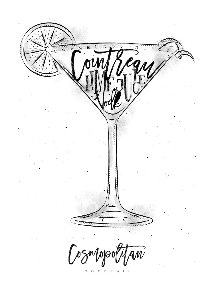 Cosmopolitan Cocktail White 