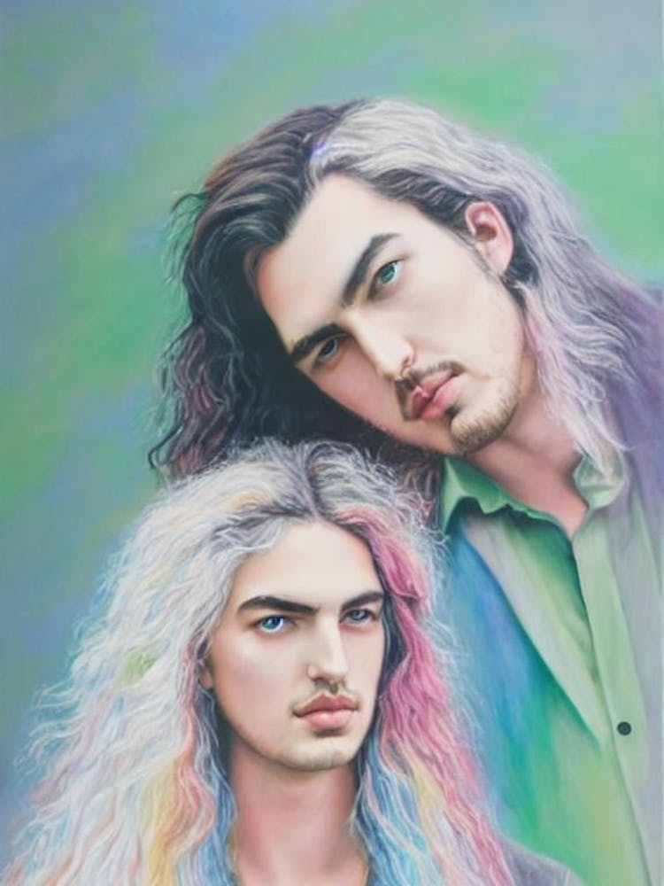 Hozier Colourful Illustration