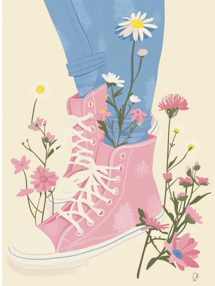 Spring Flowers And Sneakers 9