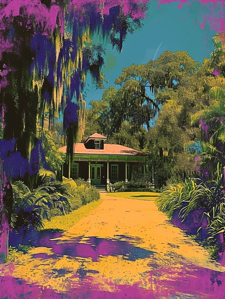 Audubon Park And Zoo Storybook Illustration 1