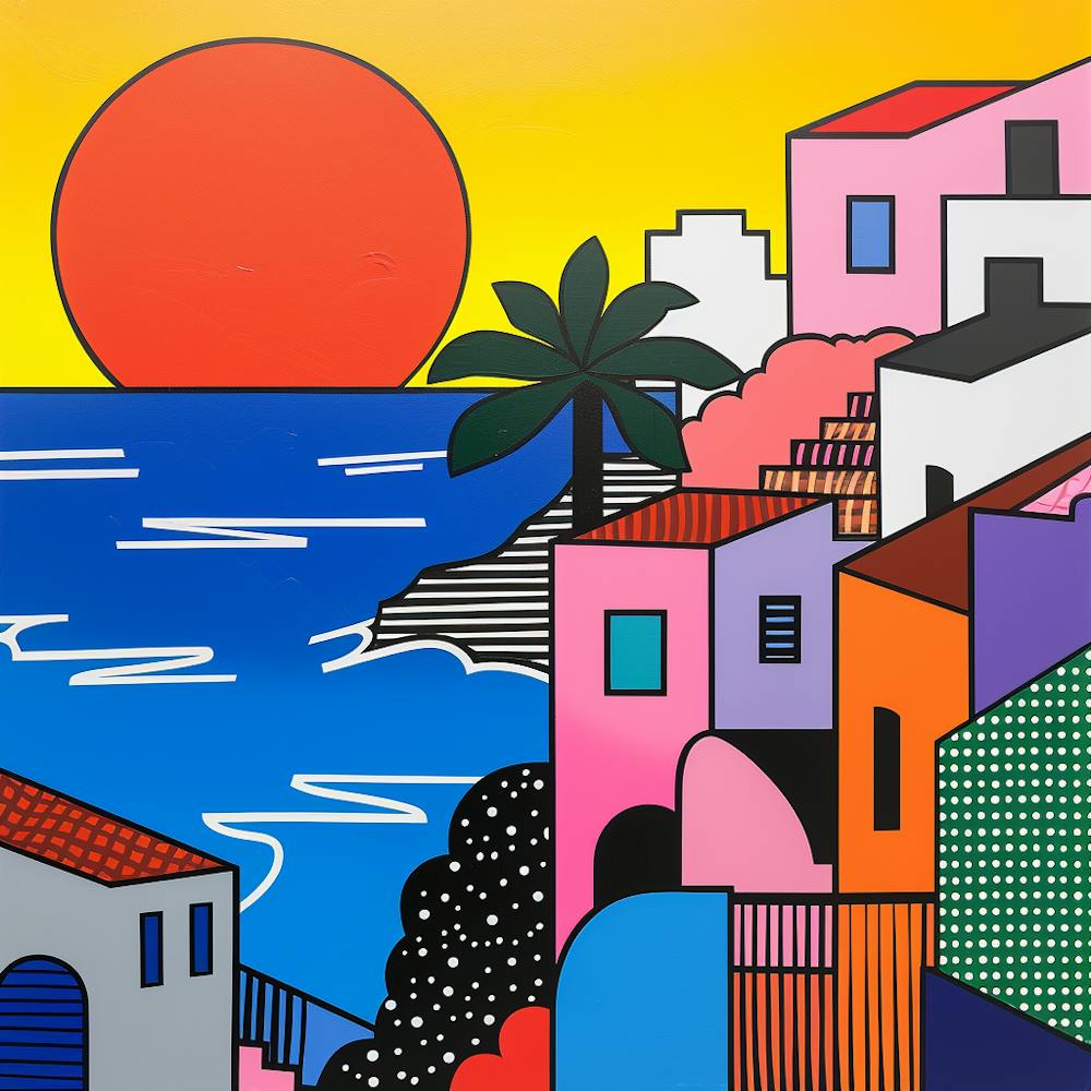Sunset Over the Bay of Naples