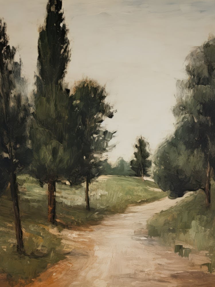Italian Countryside Oil Painting
