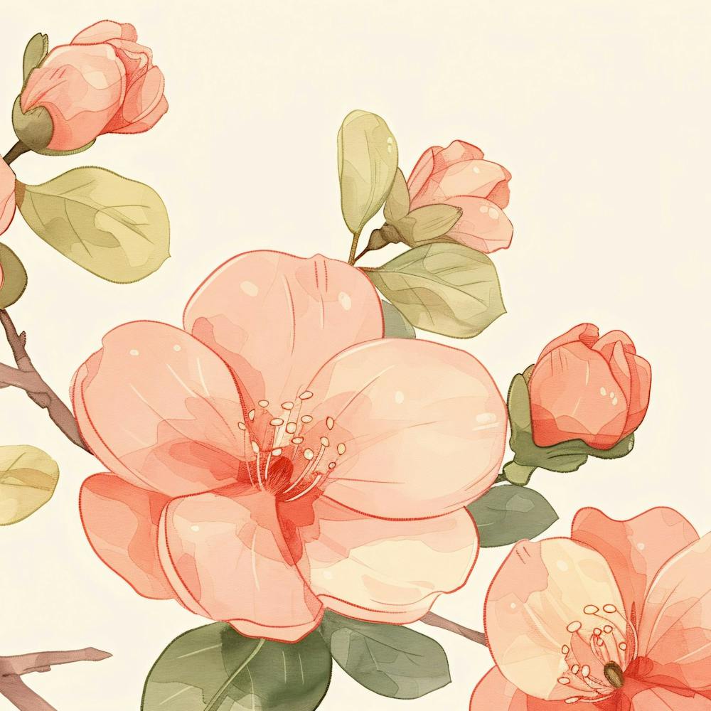 Watercolor Blossoms