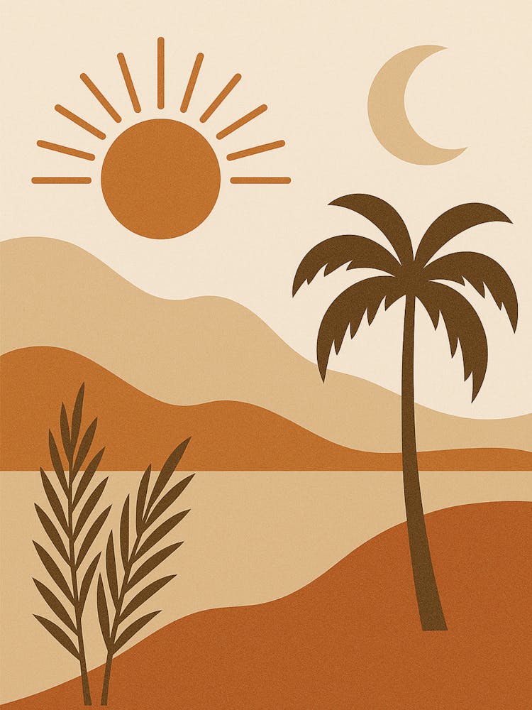 Sunset In The Desert 1