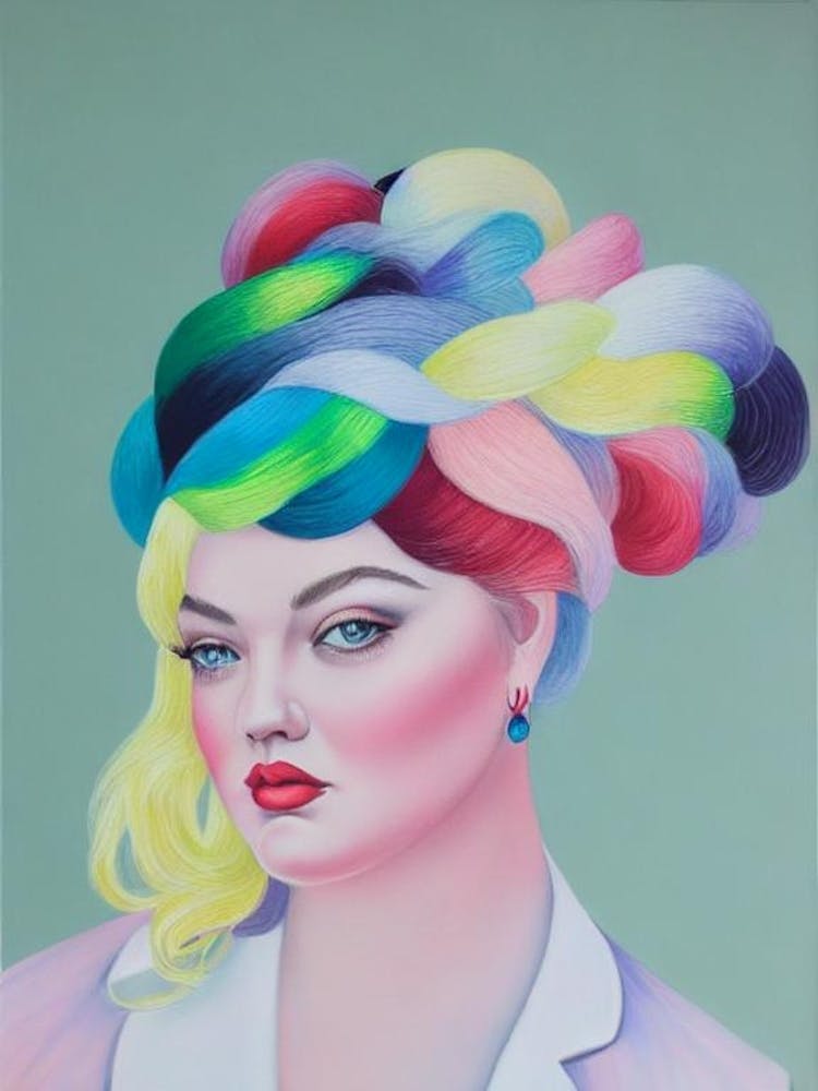 Elle King Colourful Illustration