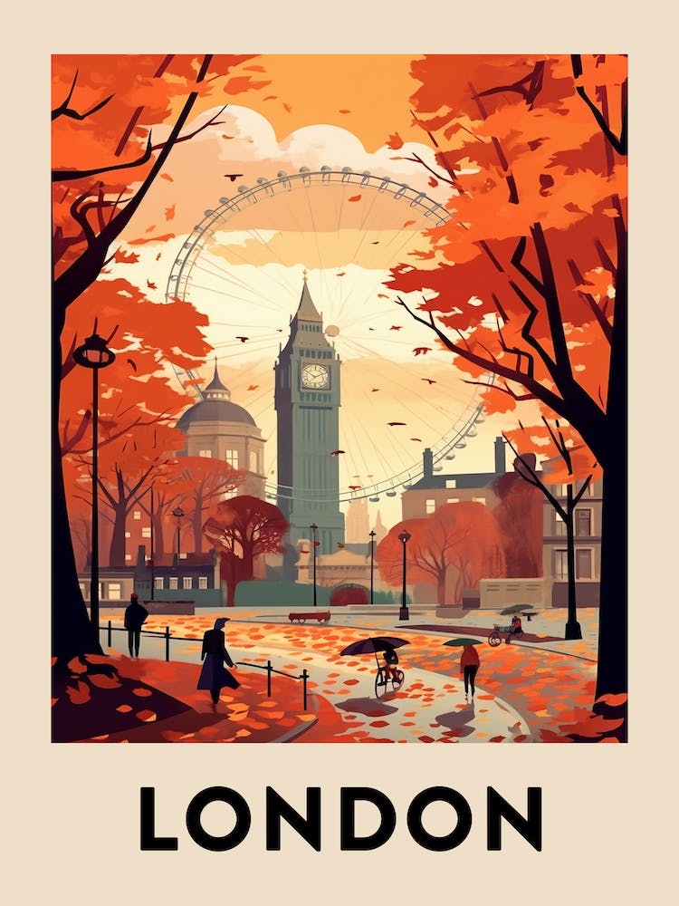 Vintage Travel Poster London 6