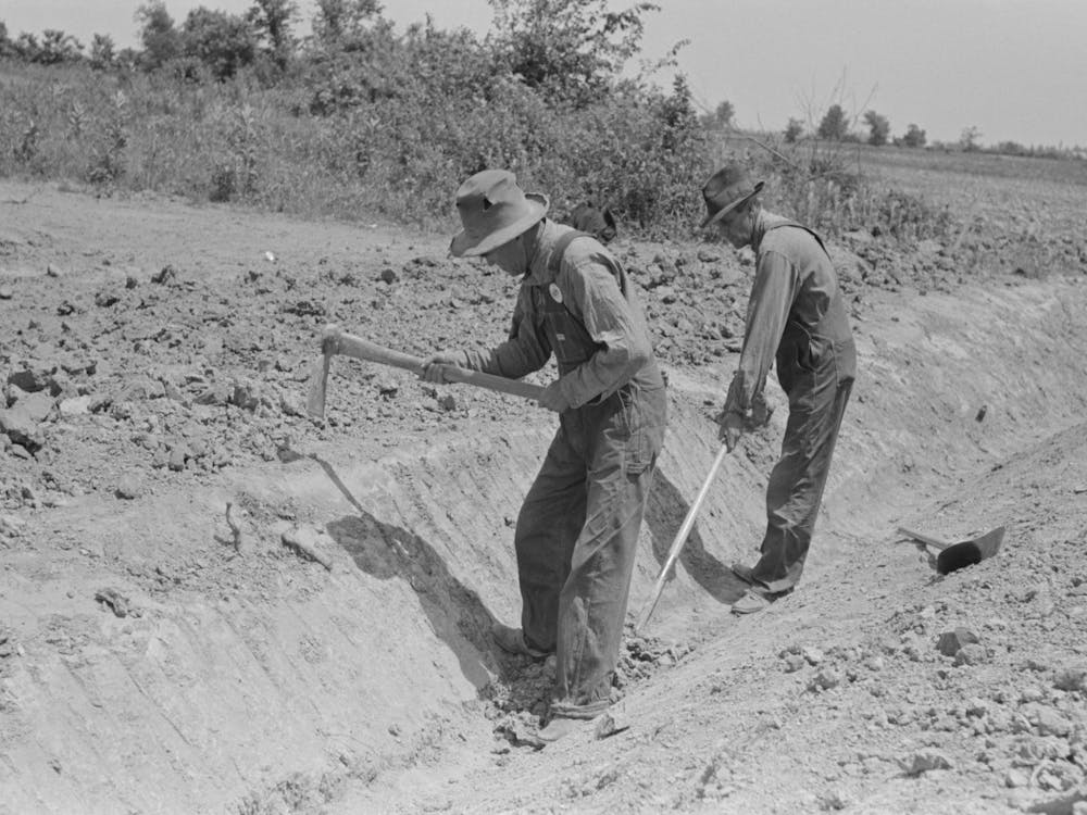 Southeast Missouri Farms Project, Drainage Ditch By Russell Lee