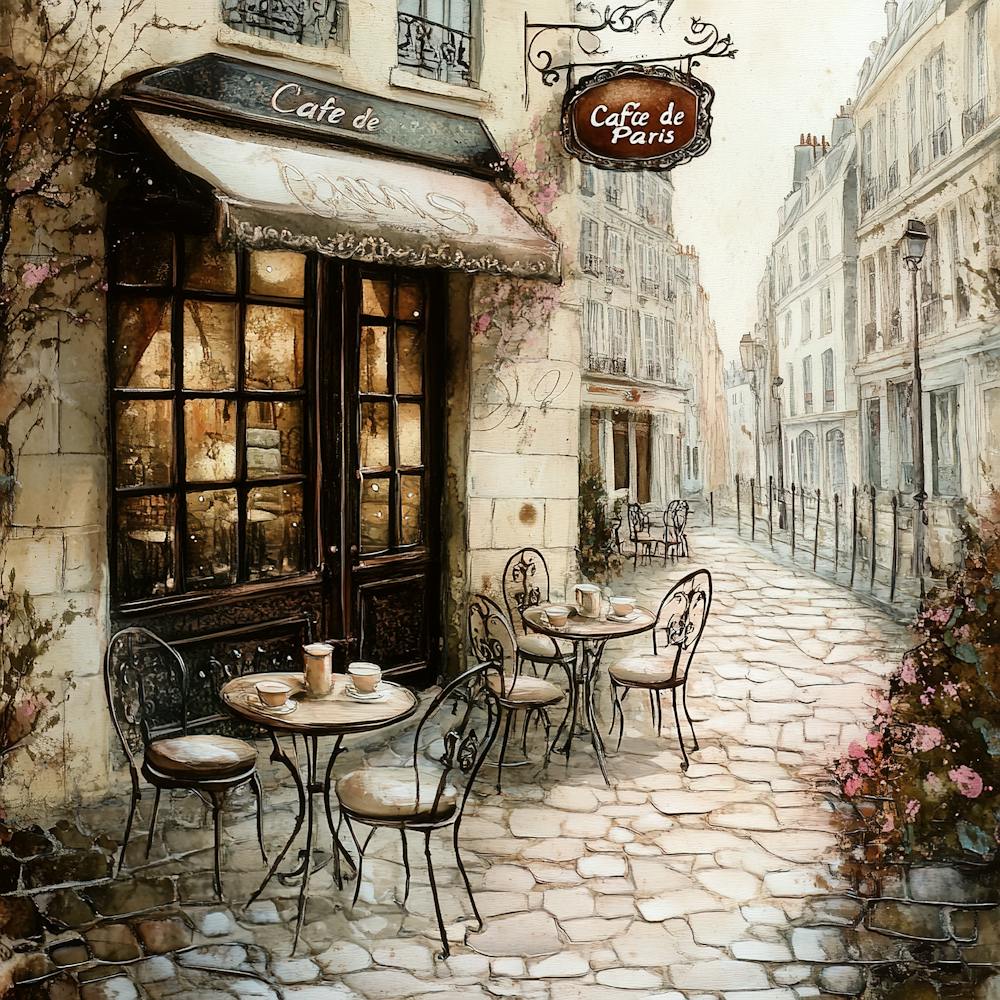 Cozy Parisian Café 7