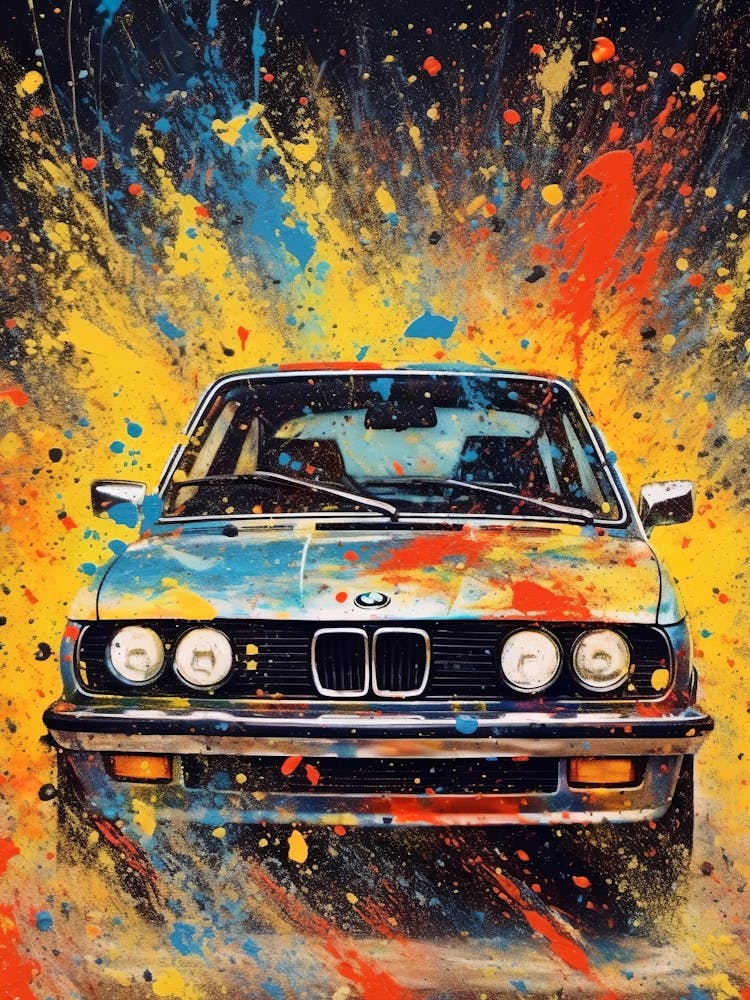 Bmw E30 Retro Racing Car 1