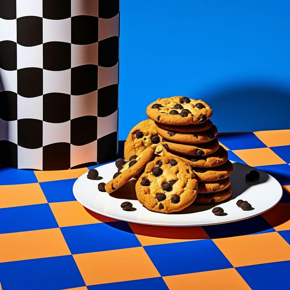 Biscuits Damier Bleu 2