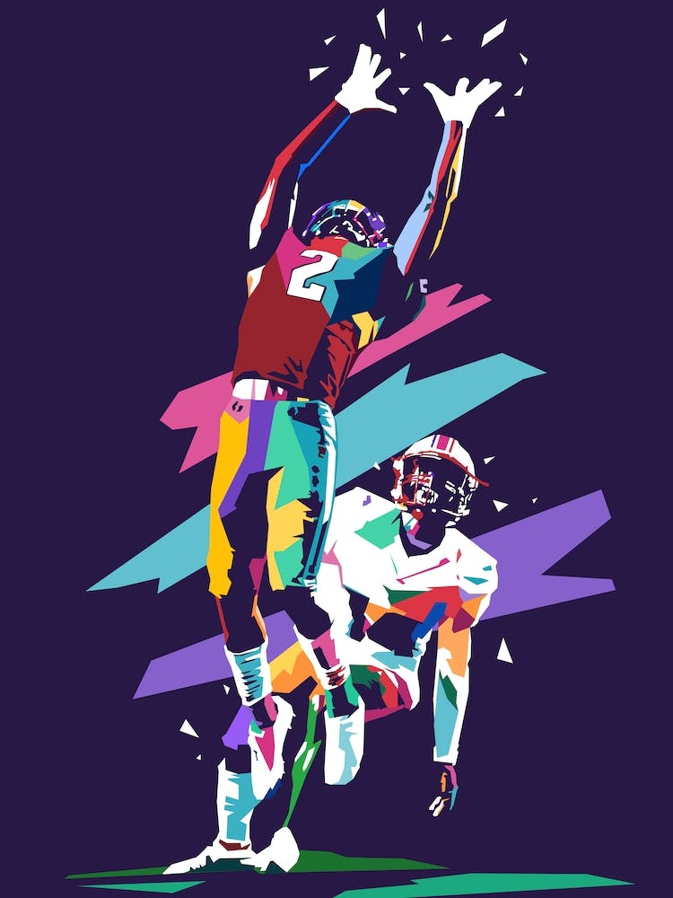 American Football Pop Art 1