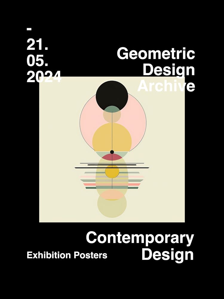 Geometric Design Archive Poster 15