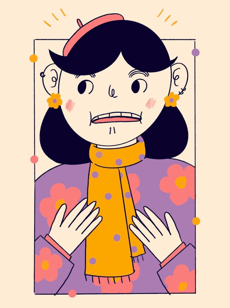 Girl With A Scarf
