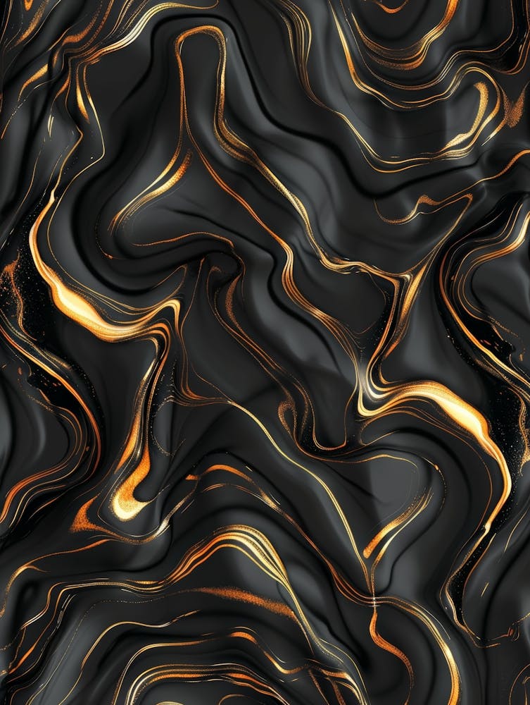 Abstrakte Gold- und Schwarze Marmorstruktur