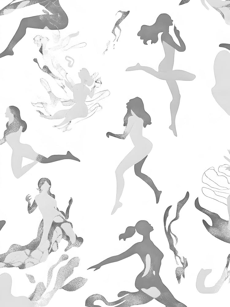 Silhouettes Of Women