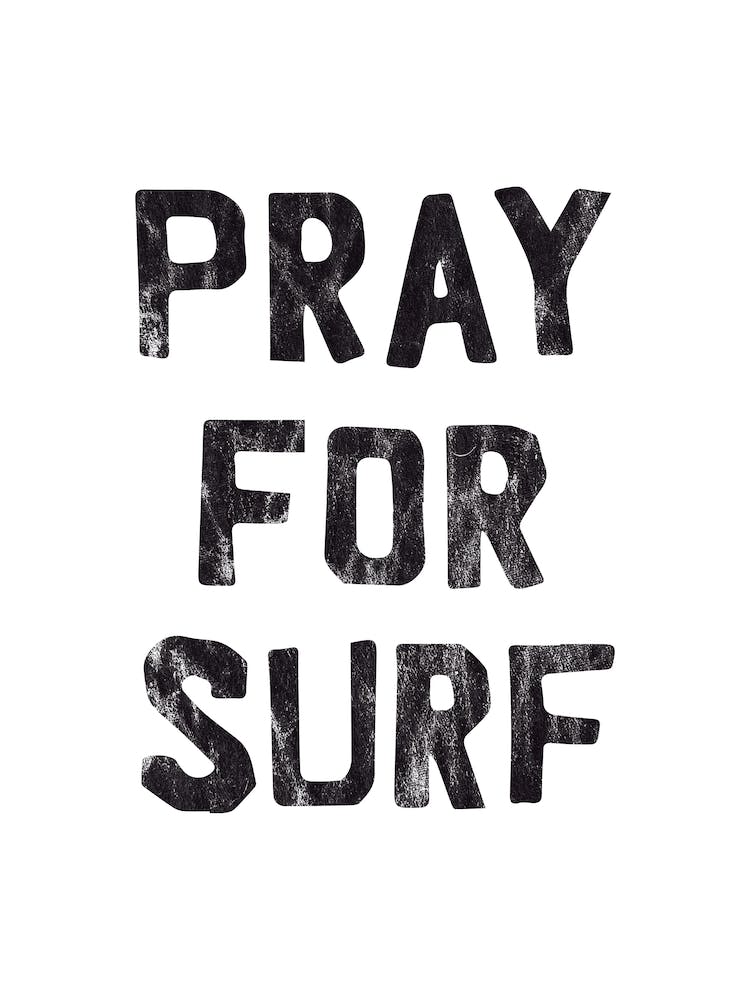 Pray For Surf Digital Wall Art Surf Poster Surfer Room Beach House Decor DIGITAL DOWNLOAD