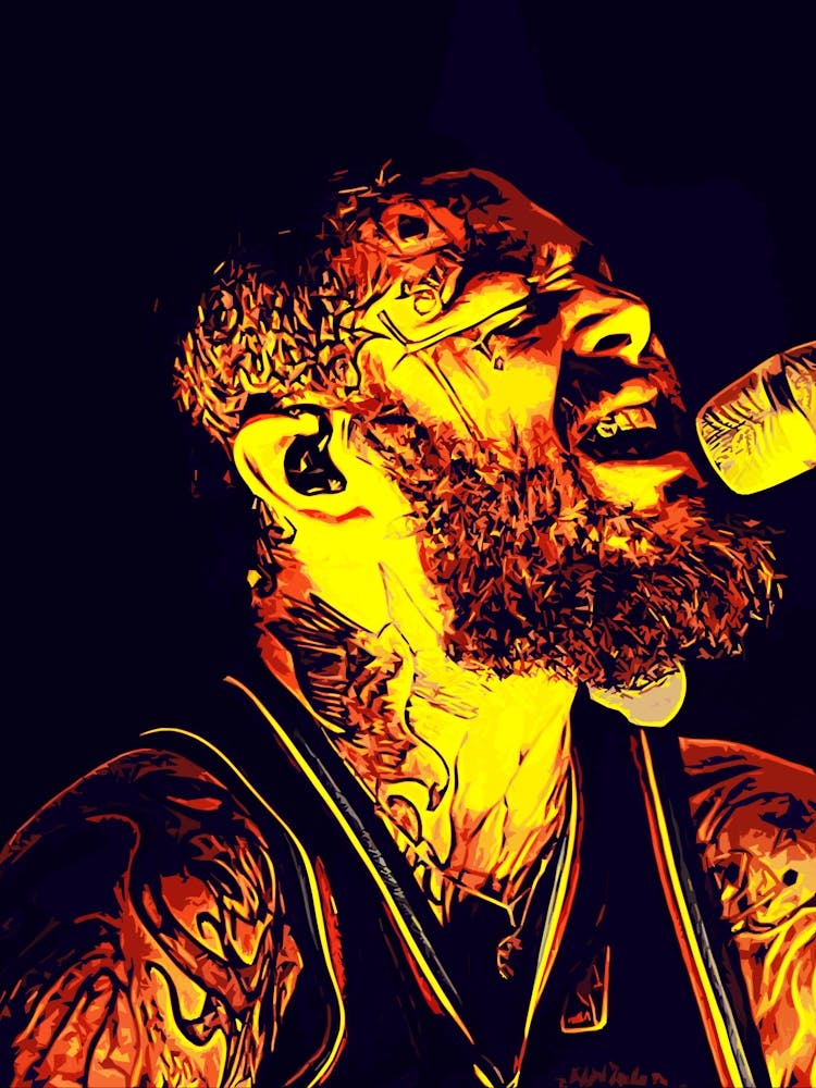 Tattooed Post Malone