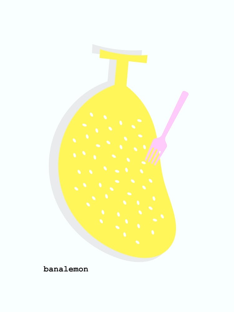 banalemon - banana and lemon - sweet fruit