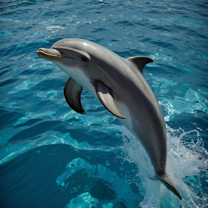 Dolphin Jumping Out Of The Water
