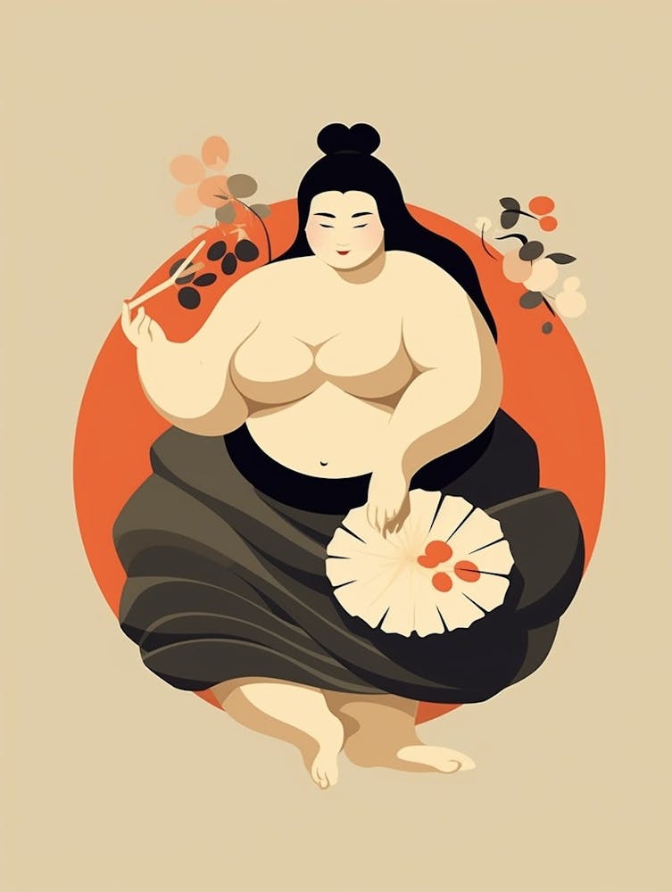Sumo Wrestlers Japanese 11