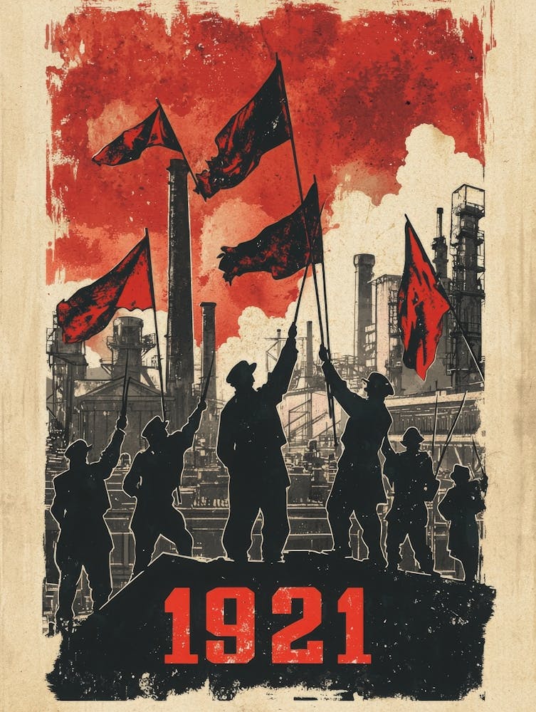 Aihrgdesign A Vintage Political Poster Marking The Formation 19