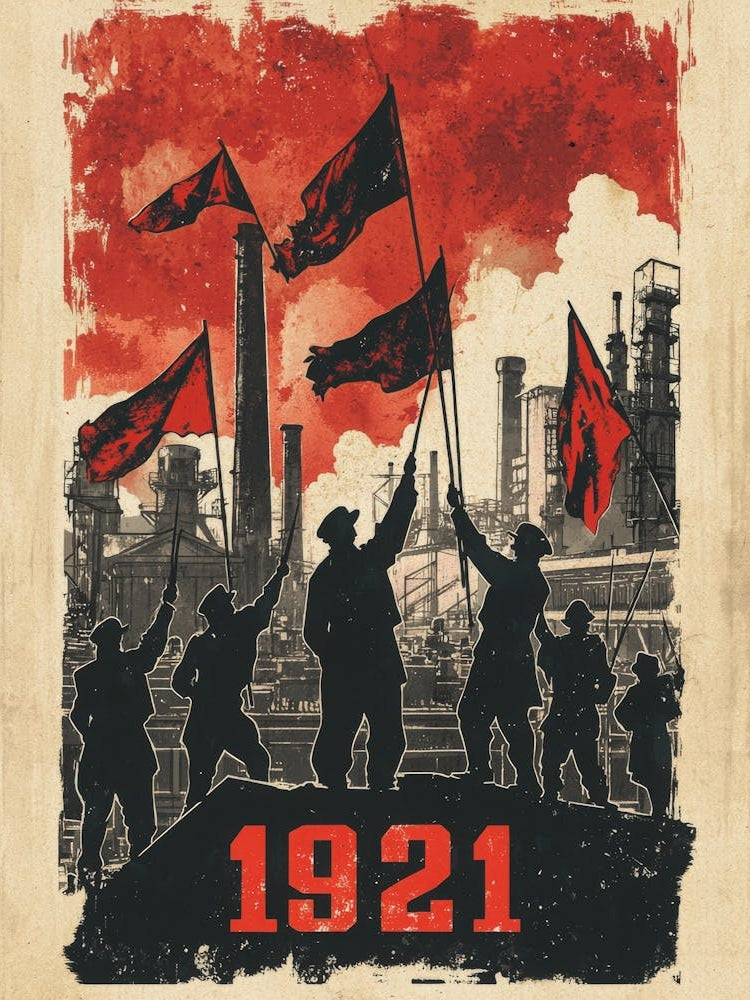 Aihrgdesign A Vintage Political Poster Marking The Formation 19