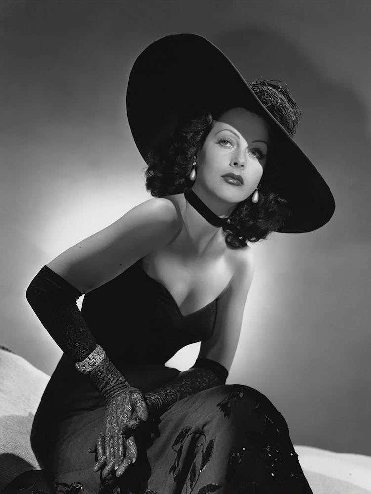 Hedy Lamarr Black And White